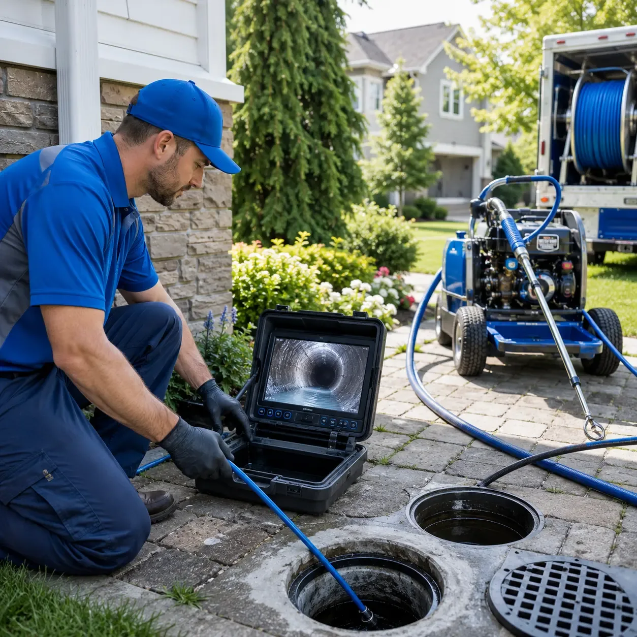 Outdoor drain cleaning professionals serving Rexford, NY